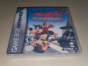 Banjo Kazooie Grunty's Revenge Game Boy Advance GBA GameCase beschikbaar voor biedingen