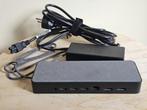 HP docking station w/ adapter, Computers en Software, Dockingstations, Docking station, Harde schijf, Ophalen of Verzenden, Zo goed als nieuw