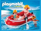 Playmobil 5439 - Toeristen met rubberboot, Complete set, Gebruikt, Ophalen