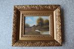 Schilderij Frank van den Burg, ca. 1900, Antiek en Kunst, Kunst | Schilderijen | Klassiek, Ophalen of Verzenden