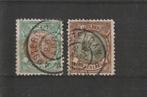 Nederland 1893, NVPH 45 t/m 46, Gestempeld., Verzenden, T/m 1940, Gestempeld