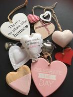 Decoratie: verzameling diverse harten hangers groot en klein, Ophalen of Verzenden, Zo goed als nieuw