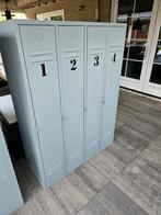 Lockerkast industrieel vintage 3 deurs 2 stuks locker kast, Gebruikt, Ophalen