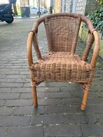 Vintage rotan kinderstoel, Tuin en Terras, Ophalen, Gebruikt, Rotan