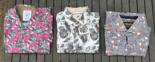 3 OVERHEMDEN - maat M -  A FISH NAMED FRED, Kleding | Heren, Overhemden, Zo goed als nieuw, Halswijdte 39/40 (M), Overige kleuren