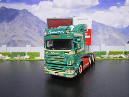 Wsi 01-4695 Scania R5 Flatroof 6x2 , Lemmens Transport, Hobby en Vrije tijd, Modelauto's | 1:50, Nieuw, Bus of Vrachtwagen, Wsi
