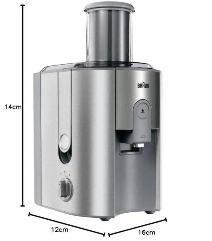 Braun Sapcentrifuge J700 Juicer pers, Witgoed en Apparatuur, Juicers, Gebruikt, Sapcentrifuge, Elektrisch, Ophalen of Verzenden