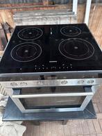 Siemens oven met inductie kookplaat, Witgoed en Apparatuur, Fornuizen, Ophalen, Gebruikt, Minder dan 85 cm, 4 kookzones