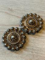 Antiek zilveren Zeeuwse knop gesp, Antiek en Kunst, Antiek | Goud en Zilver, Verzenden, Zilver