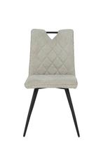 Eetkamerstoel Femke in een mooie beige stof, Ophalen, Overige kleuren, Nieuw, Metaal