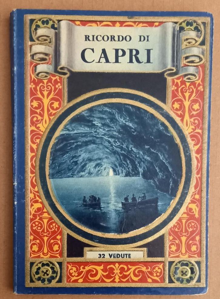 11582 Ricordo di Capri 32 Vedute Leporello Italië, Antiek en Kunst, Antiek | Boeken en Bijbels, Ophalen of Verzenden