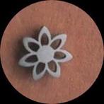 Oorbellen bloem, Ophalen of Verzenden, Nieuw, Zilver, Overige materialen