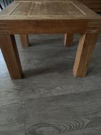 Salontafel 2 stuks teakhout, Huis en Inrichting, Tafels | Salontafels, Ophalen, Gebruikt, 50 tot 100 cm, 50 tot 100 cm
