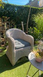 Mooie rieten stoel wit, Huis en Inrichting, Fauteuils, Ophalen, Zo goed als nieuw, 75 tot 100 cm, 50 tot 75 cm