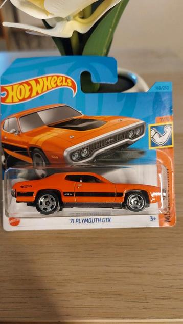 Hot Wheels '71 Plymouth GTX - Zo Goed Als Nieuw! beschikbaar voor biedingen