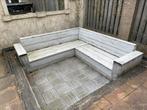 Steiger houten hoekbank, Ophalen, Gebruikt, Hout