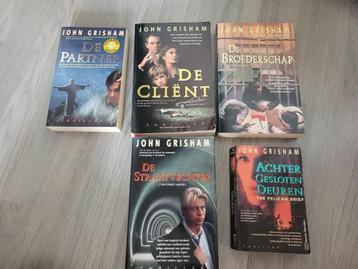 John Grisham 5x thriller beschikbaar voor biedingen