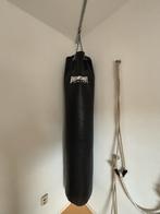 Bokszak 180 cm BREMSHEY zo goed als nieuw zwart + kettingen, Ophalen, Zo goed als nieuw, Bokszak