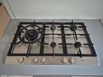 Atag gaskookplaat 4 pits + wokbrander, Gebruikt, Inbouw, Gas, 4 kookzones