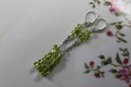 Edelsteen oorbellen - Groene peridoot - Steentjes, Sieraden, Tassen en Uiterlijk, Oorbellen, Overige materialen, Hangers, Nieuw