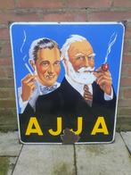 Oud AJJA  emaille reclamebord   1953, Reclamebord, Gebruikt, Ophalen of Verzenden