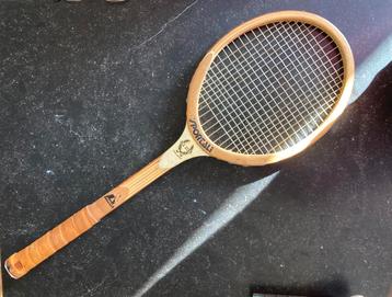 Vintage houten tennisracket All Star / Sportali beschikbaar voor biedingen
