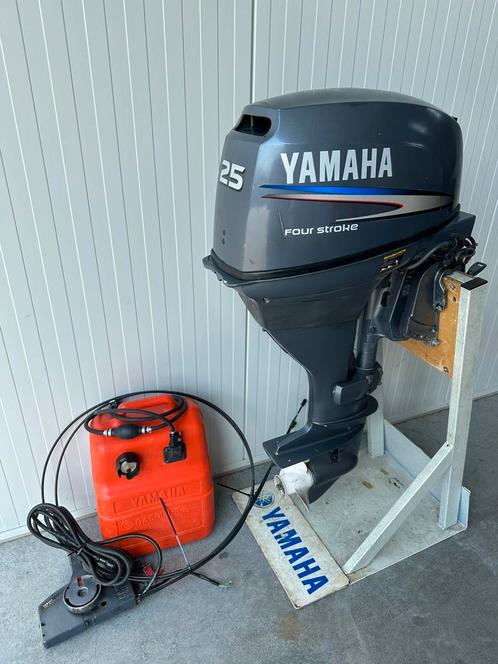 Yamaha 25 pk 4 takt | Elektrische start | Langstaart, Watersport en Boten, Buiten- en Binnenboordmotoren, Gebruikt, Benzine, Buitenboordmotor