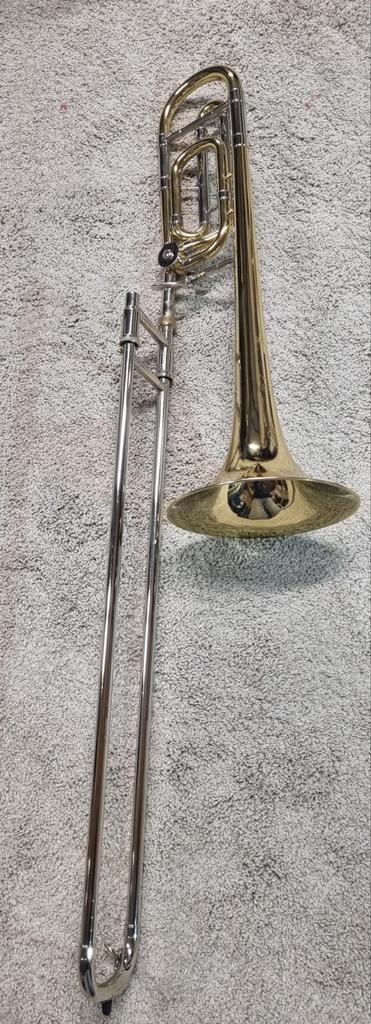 Vincent bach 42 yellowbrass trombone te koop, Muziek en Instrumenten, Blaasinstrumenten | Trombones, Gebruikt, Ophalen of Verzenden