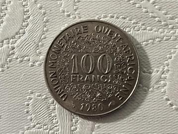100 Franc 1980 beschikbaar voor biedingen