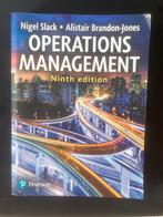 Operations management 9de editie, Ophalen of Verzenden, Zo goed als nieuw