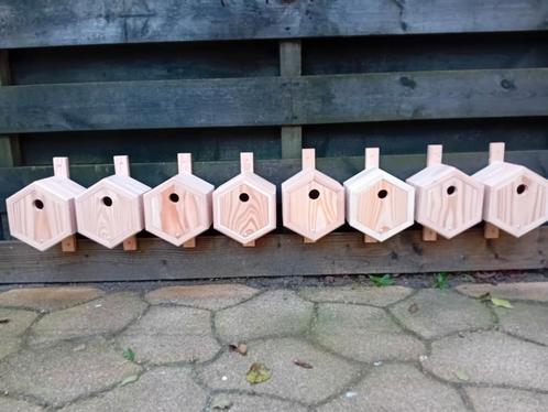 Vogelhuisjes nestkastjes pimpelmees koolmees roodborstje, Tuin en Terras, Vogelhuisjes en Vogelbaden, Nieuw, Ophalen of Verzenden