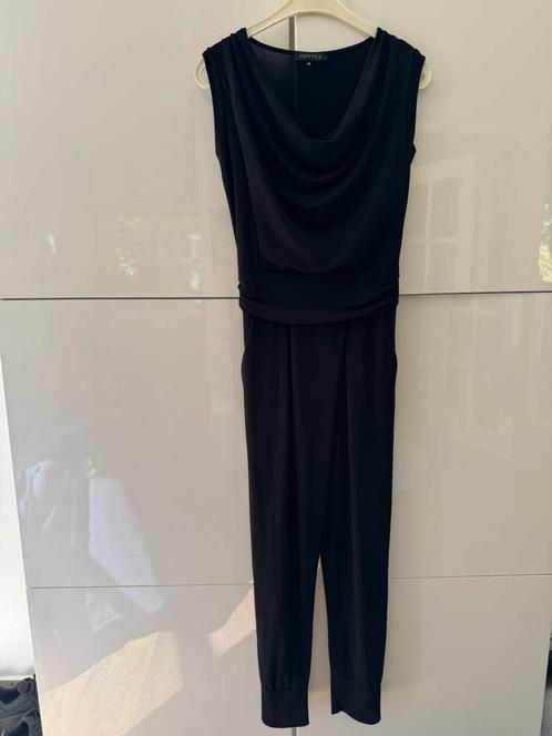 Zwart pak maat M, Kleding | Dames, Jumpsuits, Zo goed als nieuw, Maat 38/40 (M), Zwart, Ophalen of Verzenden