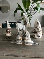 Kerstornamenten hert, sneeuwpop, vogeltjes, Ophalen of Verzenden, Zo goed als nieuw