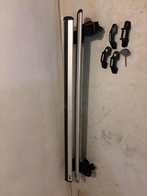 Dakdragers Thule Evo Wingbar complete set, nieuwprijs 300,-, Auto diversen, Dakdragers, Zo goed als nieuw, Ophalen