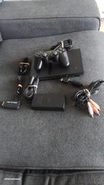 Playstation 2 slimline met toebehoren, Spelcomputers en Games, Spelcomputers | Sony PlayStation 2, Ophalen of Verzenden, Zo goed als nieuw