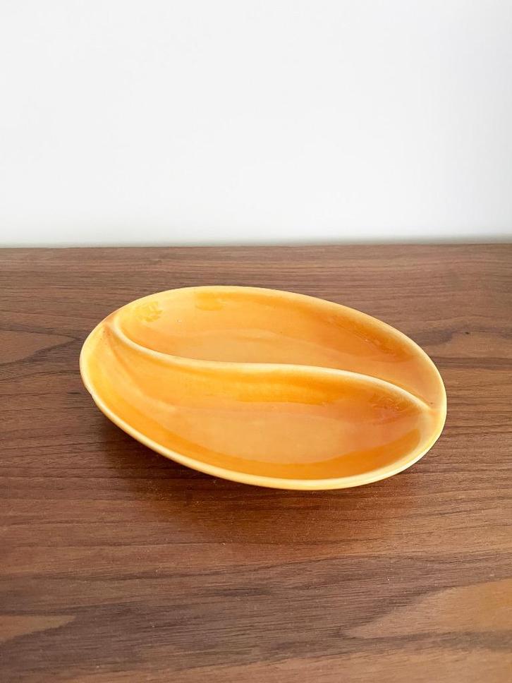 Aardewerk Boch Belgium schaaltje oranje, Antiek en Kunst, Antiek | Servies los, Ophalen of Verzenden