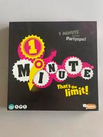 1 Minute - That's the limit!, Hobby en Vrije tijd, Gezelschapsspellen | Bordspellen, Ophalen of Verzenden, Zo goed als nieuw, Drie of vier spelers