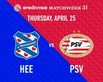Twee kaarten sc Heerenveen-PSV vak 428 vlakbij uitvak, Tickets en Kaartjes, Twee personen