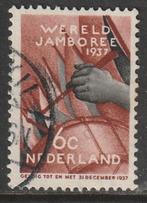 Nederland 1937 294 Jamboree 6c, Gest, Postzegels en Munten, Postzegels | Nederland, Ophalen of Verzenden, Na 1940, Gestempeld