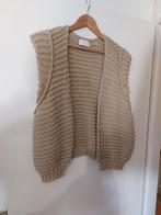 Notre-v gilet mouwloos vest met wol beige z.g.a.n. one size, Kleding | Dames, Ophalen of Verzenden, Zo goed als nieuw, Maat 38/40 (M)