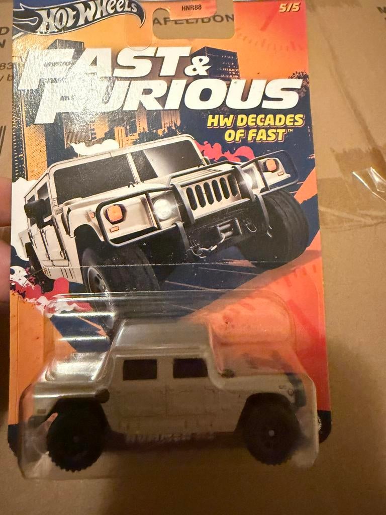 Hotwheels Fast and Furious Hummer H1, Ophalen of Verzenden, Zo goed als nieuw, Auto