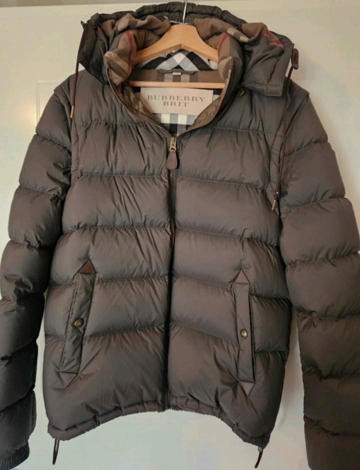 NIEUW! ZEER MOOIE LUXE BURBERRY PUFFER DONS JAS GROEN MAAT M, Kleding | Heren, Jassen | Winter, Nieuw, Groen, Ophalen of Verzenden