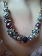 Vintage Behave collier met 21 bedels (lijken op trollbeads), Overige materialen, Met kristal, Verzenden, Zo goed als nieuw