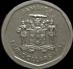 Jamaica 5 dollars 1995, Postzegels en Munten, Munten | Amerika, Losse munt, Verzenden, Midden-Amerika