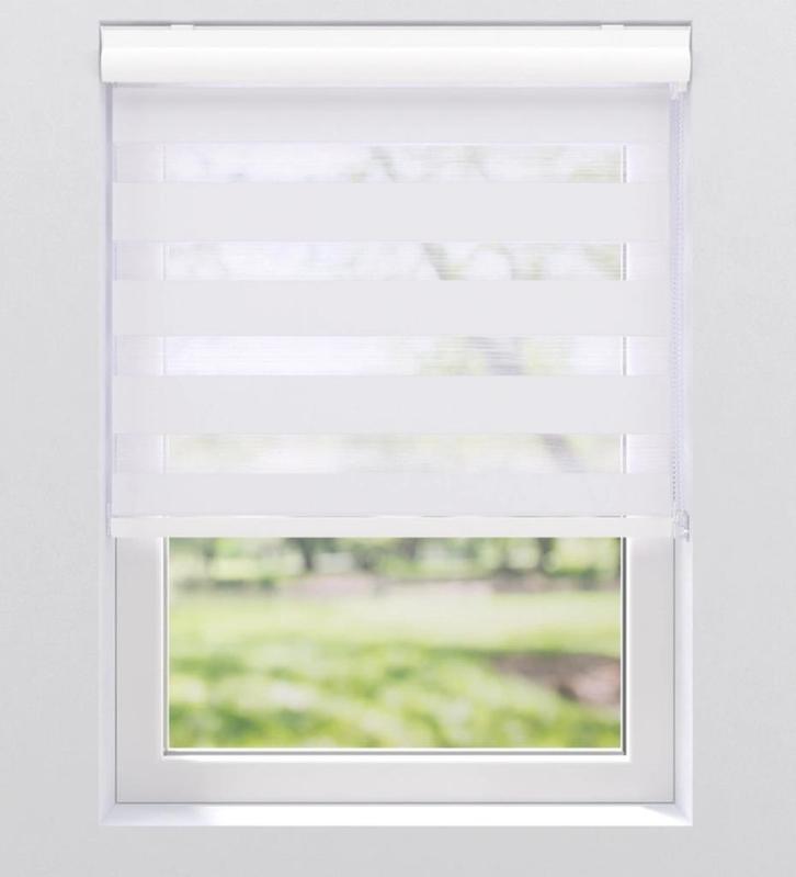 Nieuw!!!!! Duo Rolgordijn – Wit, 90x175 cm, Huis en Inrichting, Stoffering | Gordijnen en Lamellen, Nieuw, 150 tot 200 cm, 50 tot 100 cm