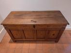 Dekenkist met ingelegd hout, Huis en Inrichting, Woonaccessoires | Kisten, Ophalen, Eikenhout, 100 tot 150 cm, 50 tot 75 cm