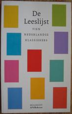 De Leeslijst - tien Nederlandse klassiekers, Ophalen of Verzenden, Zo goed als nieuw
