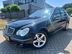 Mercedes-Benz C-klasse Combi 180 K. Avantgarde 2007 Cruise T, Achterwielaandrijving, 1435 kg, Zwart, Origineel Nederlands