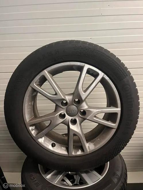 Winterband set 235/55/18 Audi A6 Avant C7 ('11-'18), Auto-onderdelen, Banden en Velgen, Band(en), Winterbanden, 18 inch, 235 mm