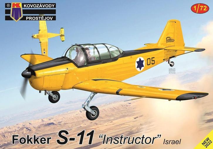 KP Fokker S-11 "Instructor" Israelische Luchtmacht, Hobby en Vrije tijd, Modelbouw | Vliegtuigen en Helikopters, Nieuw, Vliegtuig